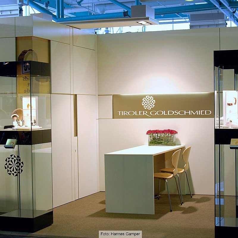 Messestand Tiroler Goldschmied