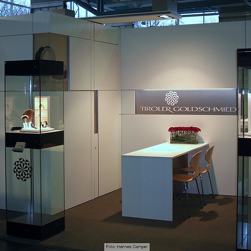 Messestand Tiroler Goldschmied